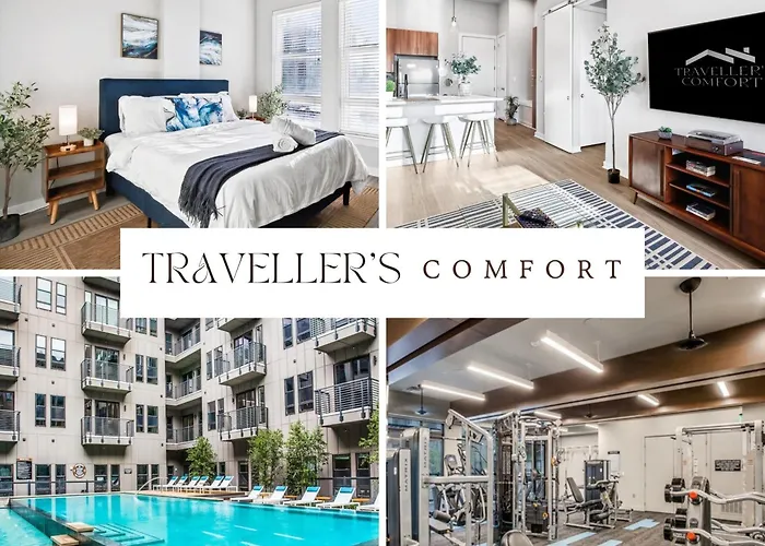 Lux Downtown Fort Worth Retreat, Resort Style Pool, Gym And Parking