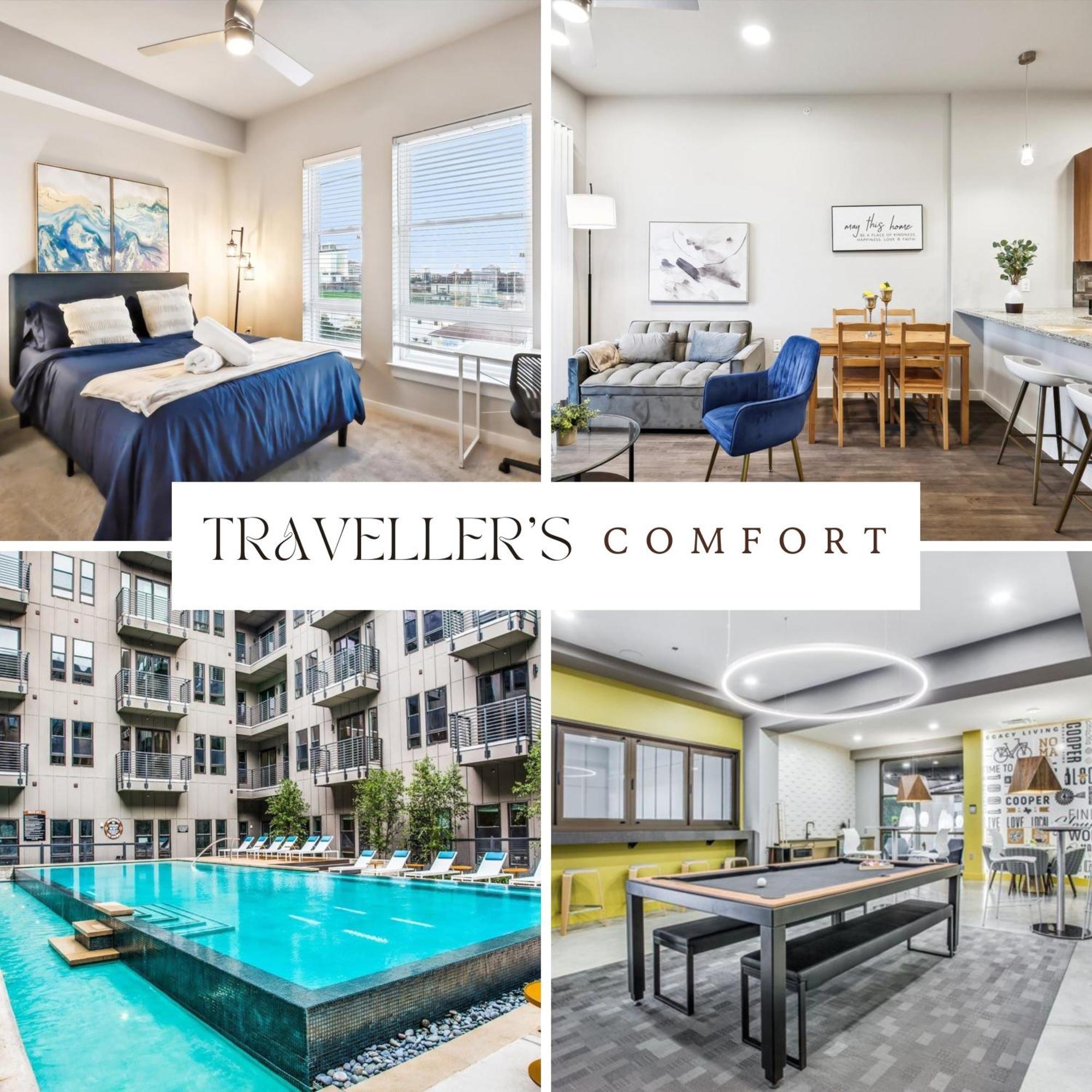 The Grand Urban Haven, 2 Bedroom, Pool, Gym, Parking Fort Worth
