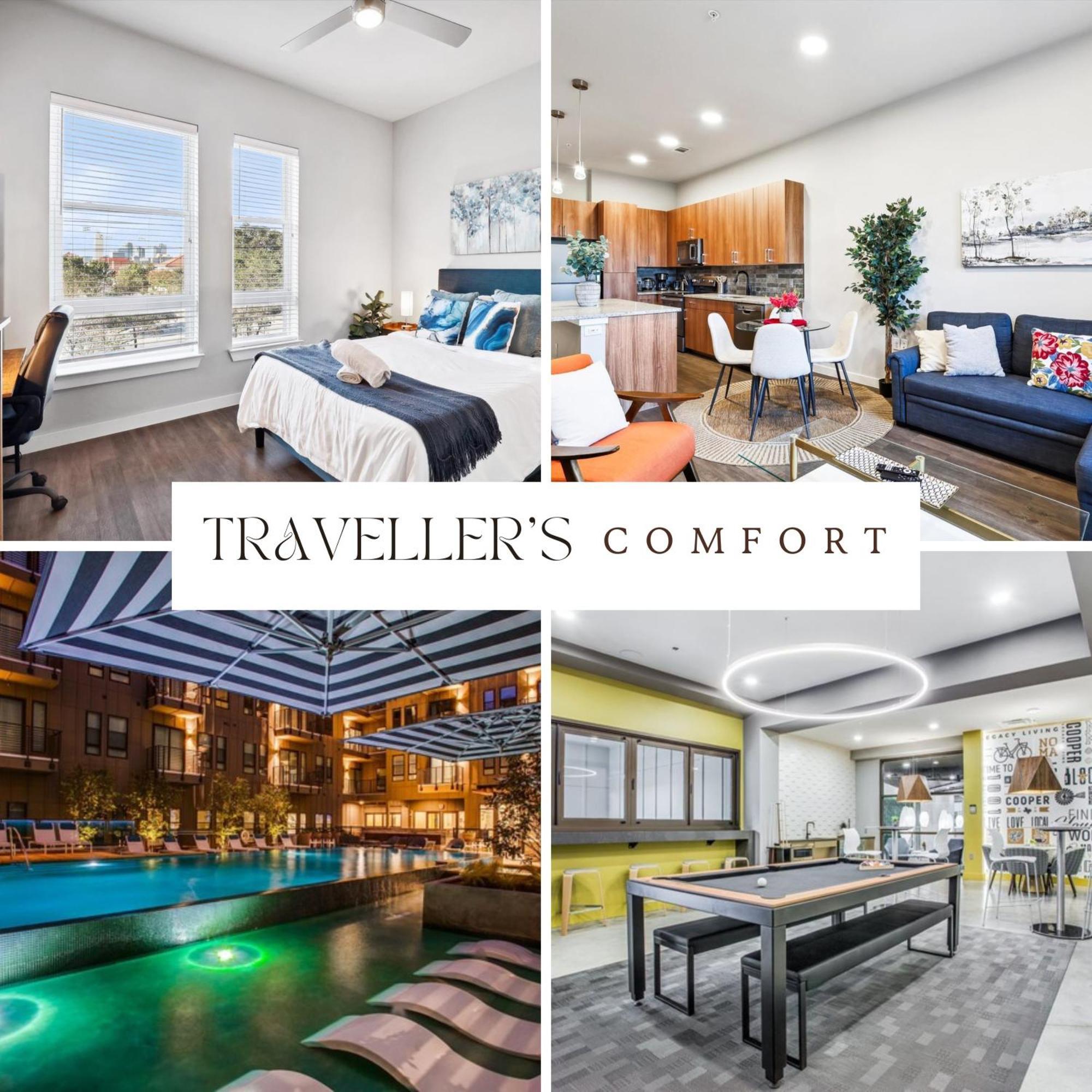 Cityscape Luxury Living Downtown Worth Condo, Pool, Gym, Parking, Bbq Apartment